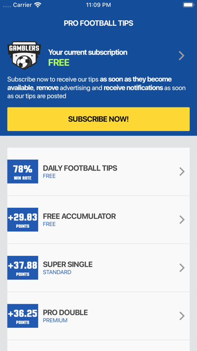 How to cancel & delete PRO Football Tips by Gamblers from iphone & ipad 1