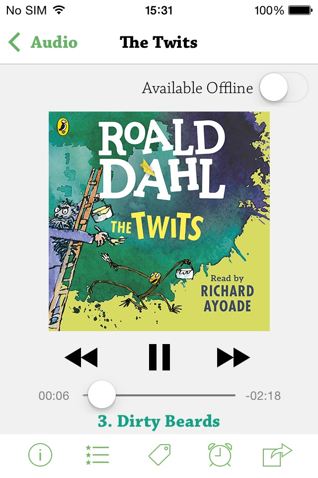 Roald Dahl Audiobooks screenshot 2