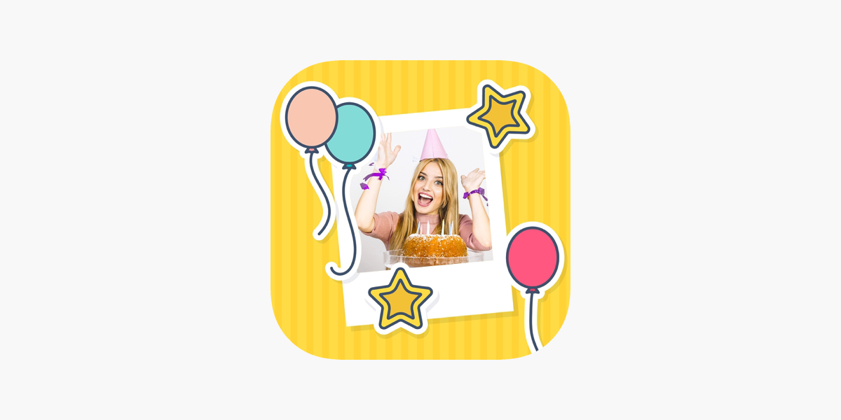 お誕生日おめでとうございます フォトフレーム をapp Storeで