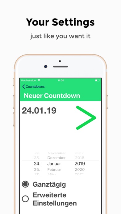 Count - Werbefreier Countdown screenshot 4