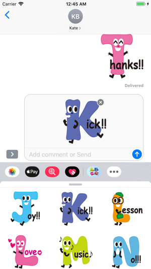 Alphabet Emoji Stickers(圖4)-速報App