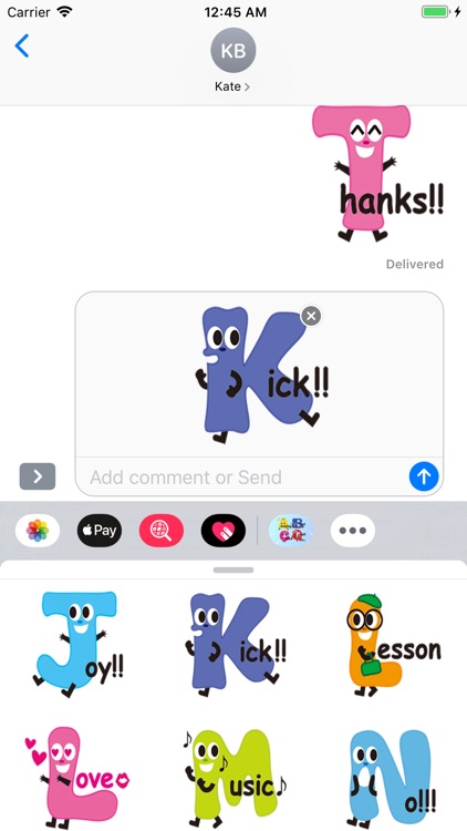 Alphabet Emoji Stickers screenshot-3