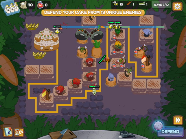 ‎Defend the Cake Tower Defense Screenshot