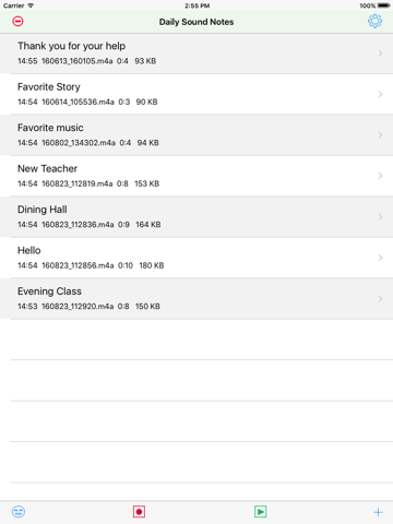 Daily Sound Notes - náhled