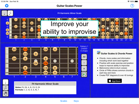 Guitar Scales Power screenshot 3