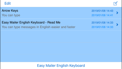 Easy Mailer English Keyboard Screenshot 4