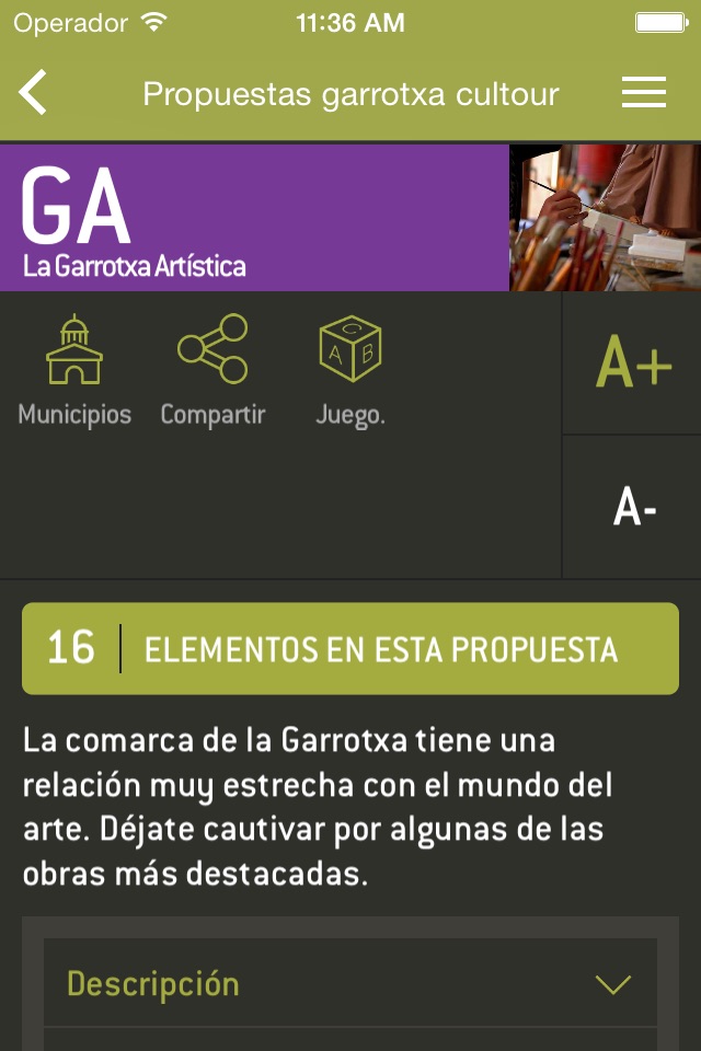 Garrotxa Cultour screenshot 2