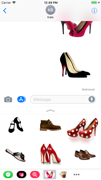 Shoes Set Stickers screenshot 4