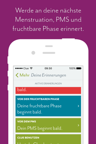 Clue Period Tracker & Calendar screenshot 3
