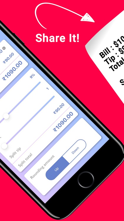 Tip Calculator & Bill Split %