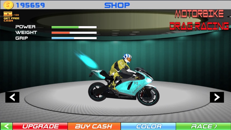 MotorBike Drag Racing screenshot-4