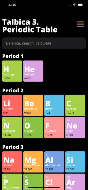 Talbica 3: Periodic Table(圖4)-速報App