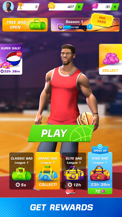 Basketball Stars Battle screenshot 1