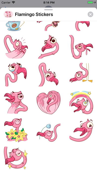 Flamingo Stickers screenshot 3