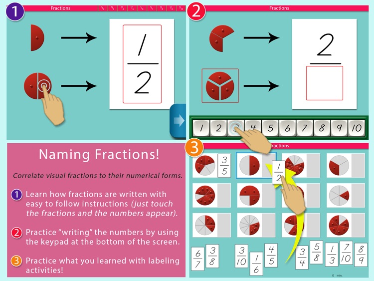Montessori Preschool Fractions screenshot-4
