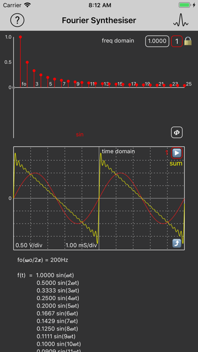 How to cancel & delete Fourier Synthesiser from iphone & ipad 2