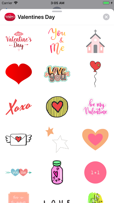 Valentines Day Stickers Pack screenshot 2