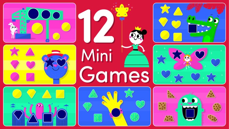 Shape games for kids toddlers