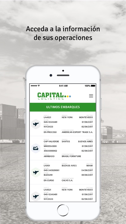 SCTracking Capital Logistics