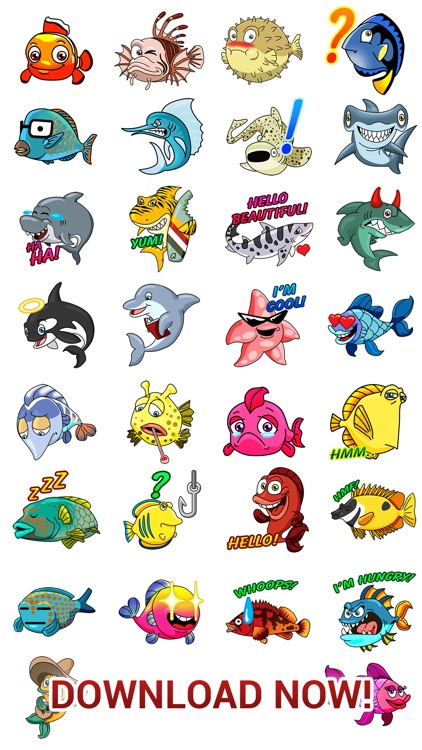 Seamoji - Fish Emojis screenshot-4