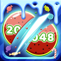 Candy Cutting 2048: Merge Game