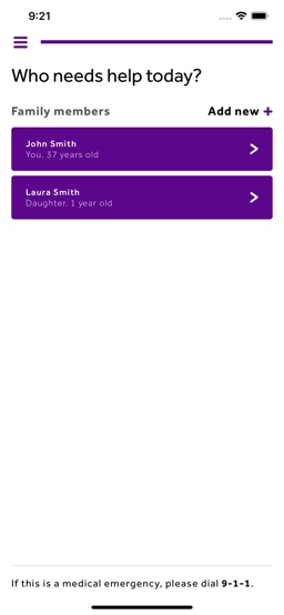 Teladoc app screenshot