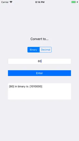 Game screenshot Converter - Binary and Decimal apk