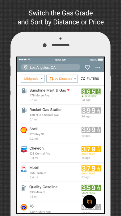 Gas Guru: Cheap gas prices screenshot