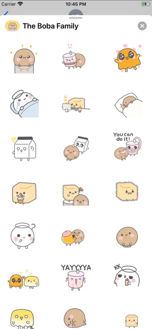 Boba Family iMessage Stickers(圖2)-速報App