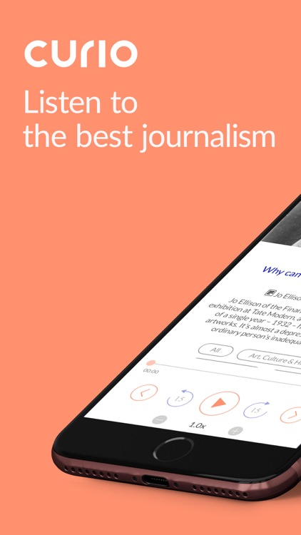 Curio: Hear great journalism screenshot-0