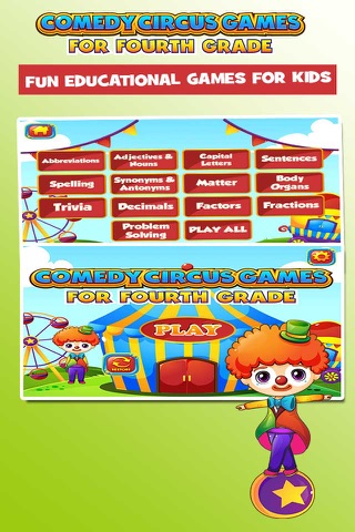 Circus Fourth Grade Games - náhled
