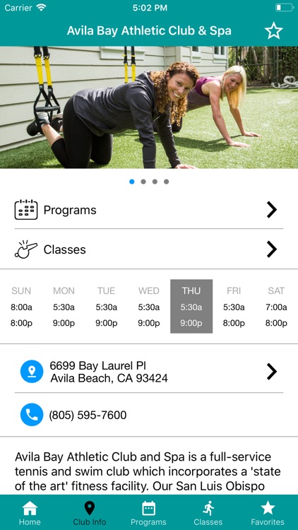 Avila Bay Athletic Club - CAC screenshot-4