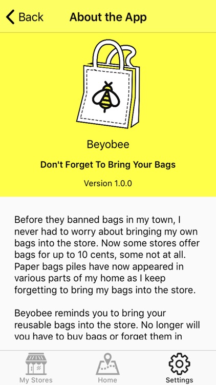 Beyobee: Shopping Bag Reminder