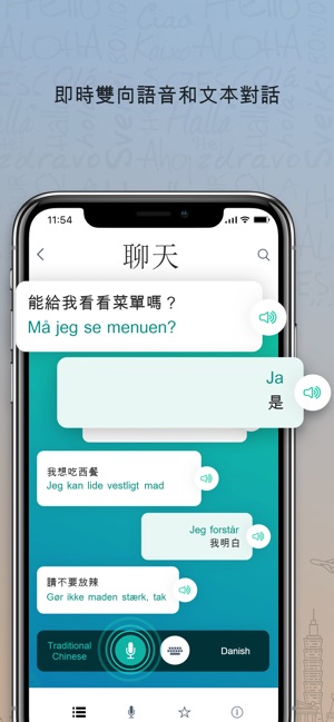丹麥語Trocal - 旅行短語(圖3)-速報App
