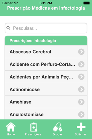 Prescrições Infectologia screenshot 2