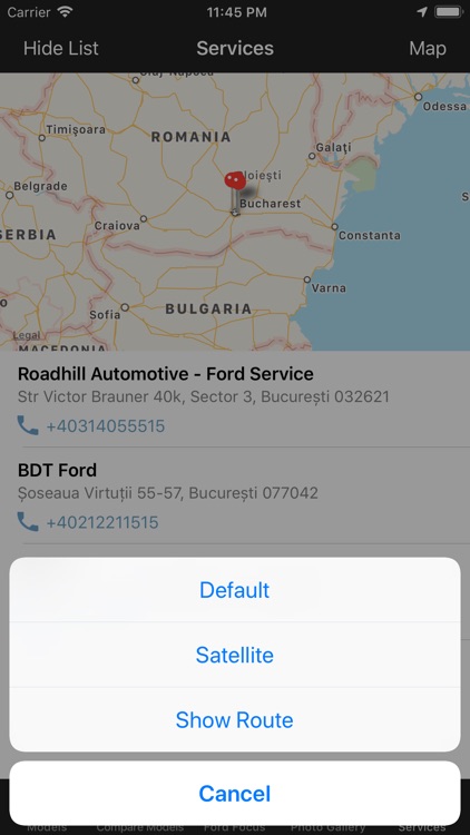 Specs for Ford Focus 4 2018 screenshot-4