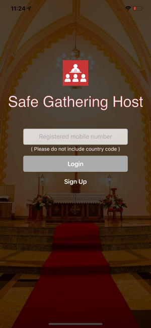 Safe Gathering Host