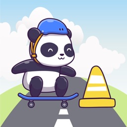 PANDA PLAY-SKATEBOARD