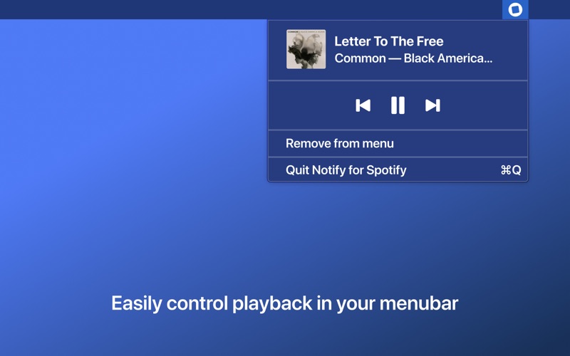 【图】Notify for Spotify(截图2)