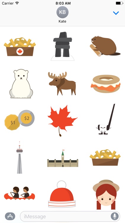 Canadian Things Stickers