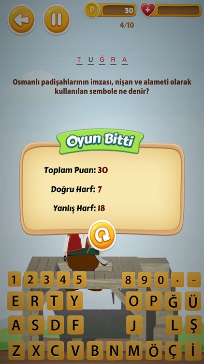 Osmanlı Eğitici Tarih Oyunu