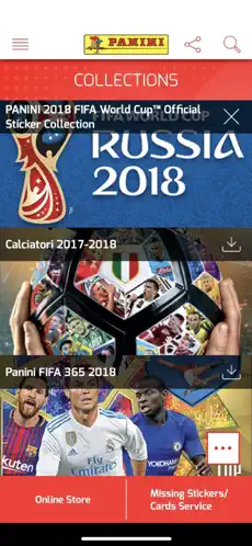 Screenshot 2 Panini Collectors iphone