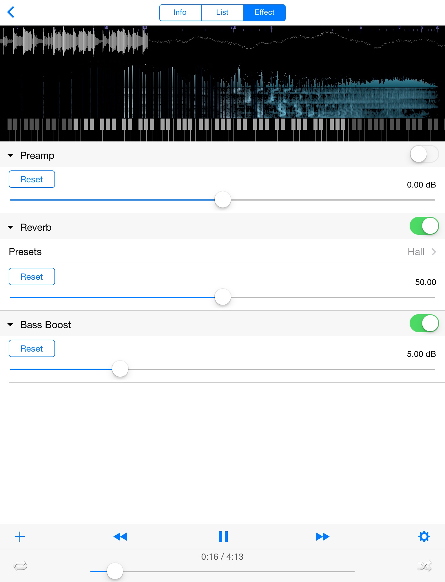 Music Player One Lite screenshot 4
