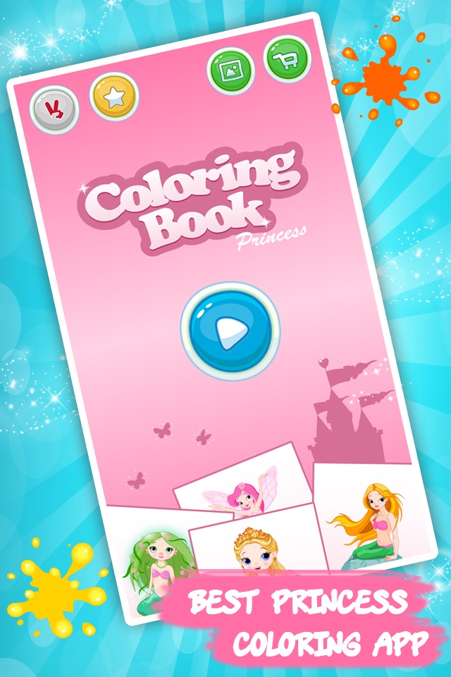 Best coloring book - Princess screenshot 4