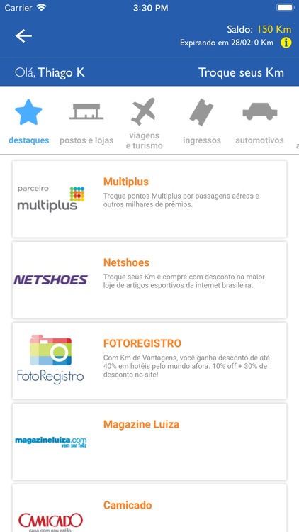 Km de Vantagens