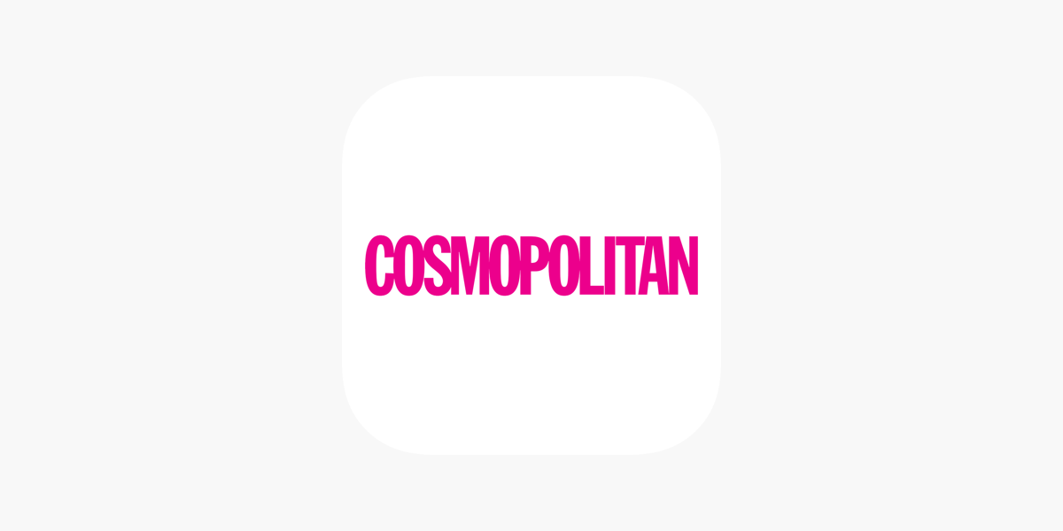 Слово Космополитен на прозрачном фоне. Cosmopolitan uk блоггер.