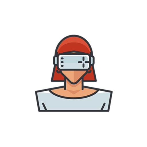 VR Experience Stickers Icon