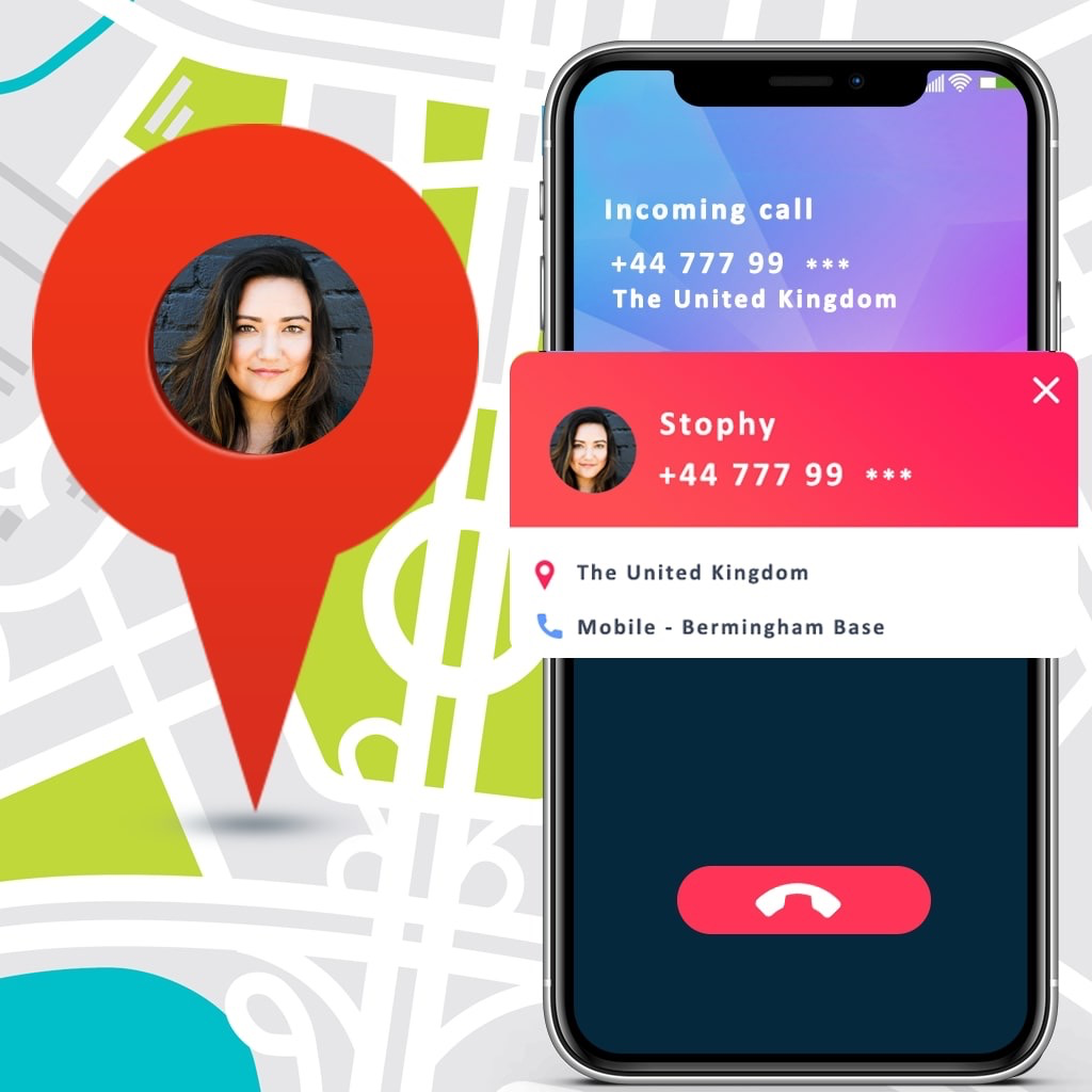 Phone Number Tracker & Transit App Icon