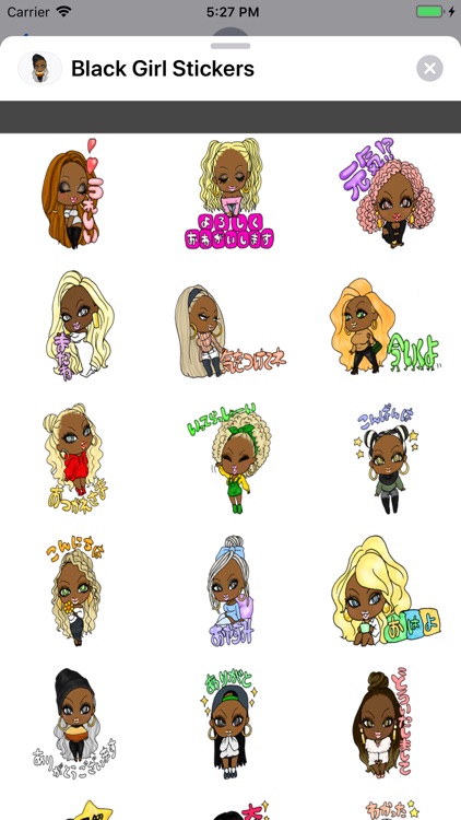 Black Girl Stickers