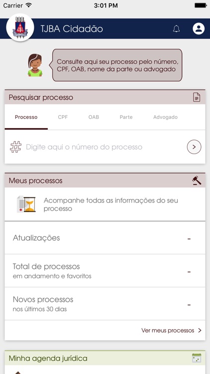 TJBA Cidadão - Mobile